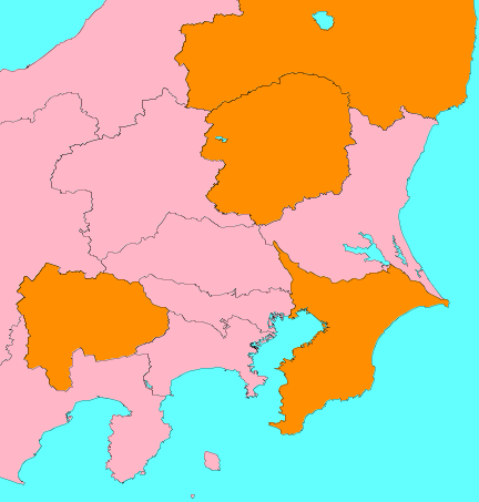 関東地方マップ