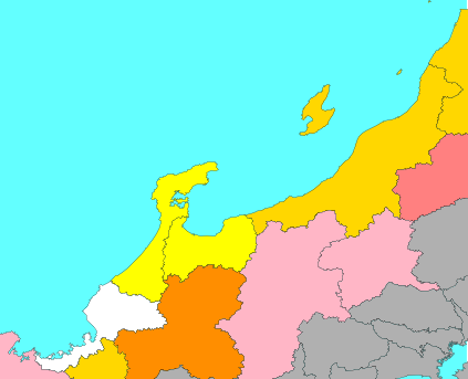 北陸地方マップ