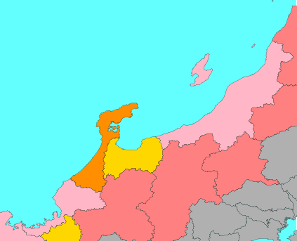 北陸地方マップ